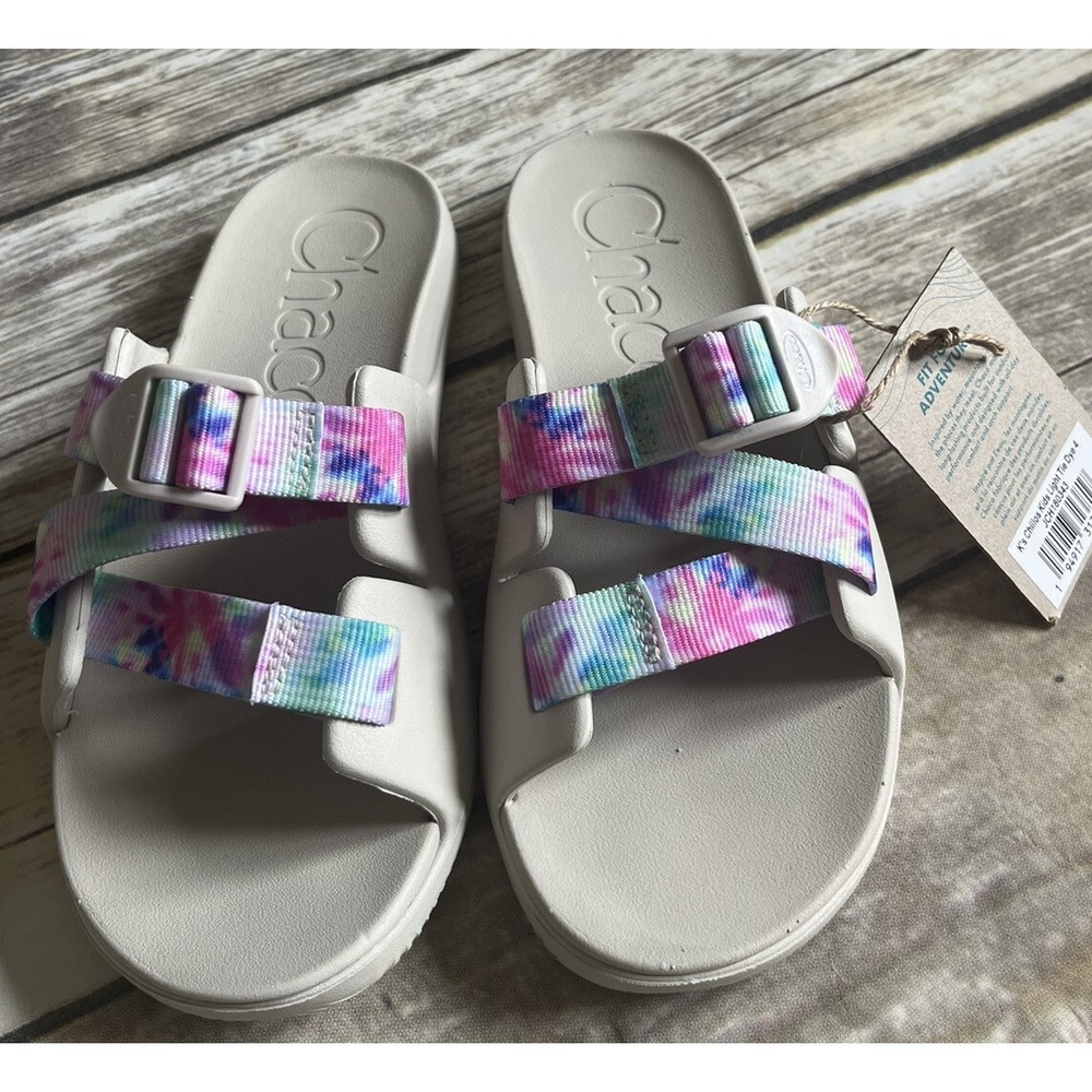 Chaco Chillos Kids Sandal Light Tie‎ Dye Size 4M USA, 35 EUR New